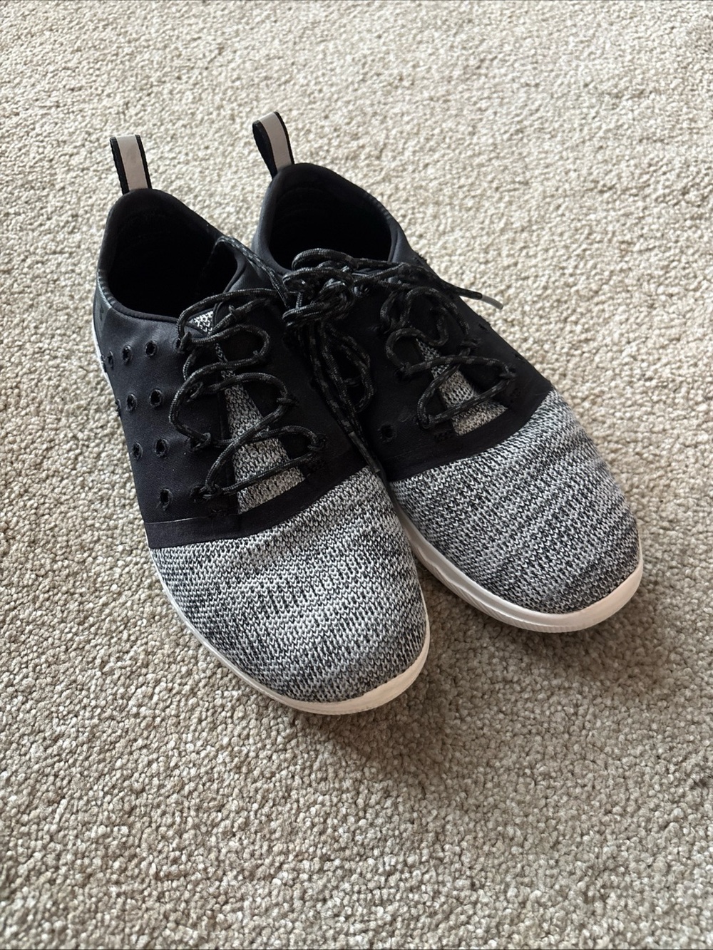 Under Armour Women's Knit Sneakers - Black and Gray